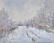 Claude Monet Snow at Argenteuil oil